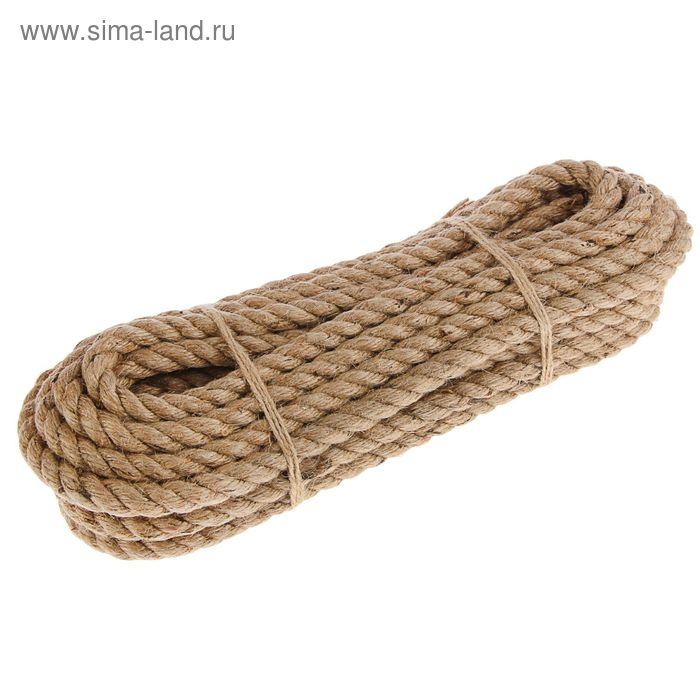 Канат джутовый 12 мм (10 м) локоть Канат джутовый 12 мм (10 м) локоть