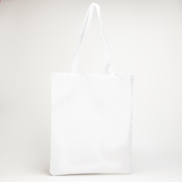 Сумка-шопер Космический без молнии, без подкладки, цвет белый Сумка-шопер Космический без молнии, без подкладки, цвет белый