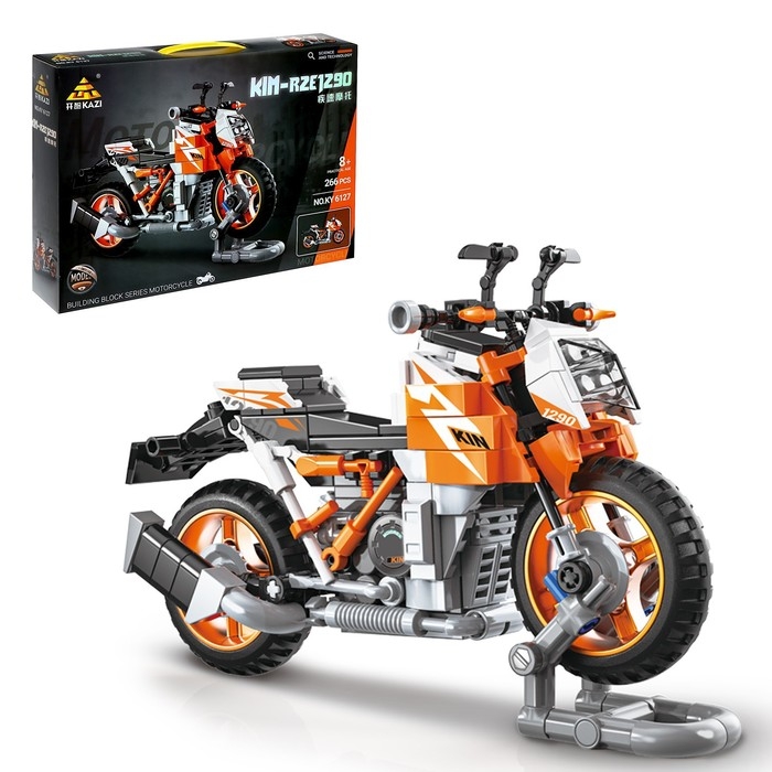 Конструктор Мото «Спортивный мотоцикл», 266 деталей Конструктор Мото «Спортивный мотоцикл», 266 деталей