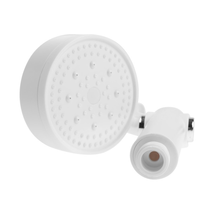 Лейка для душа ZEIN Z3540, d=90 мм, 5 режимов, кнопка "стоп", съёмный верх, белая