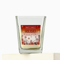 Свеча новогодняя &laquo;Домашний очаг&raquo;, на Новый год, аромат свежесть, 6,8 х 8 см