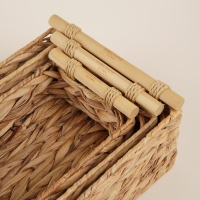 Корзины для хранения ручной работы SL Home, 3 шт: 27&times;16&times;9 см, 31&times;20&times;12 см, 35&times;24&times;13 см