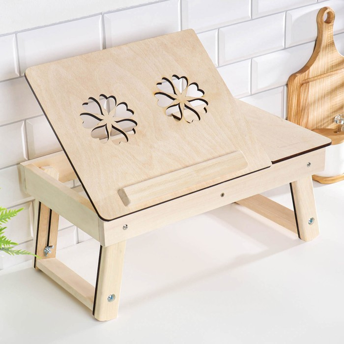 Столик для ноутбука складной "Цветок", 50&times;30&times;21см