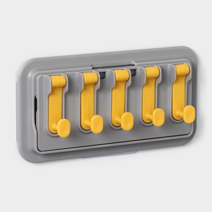 Держатель для ванных и кухонных принадлежностей, 17&times;7&times;11 см, цвет серый