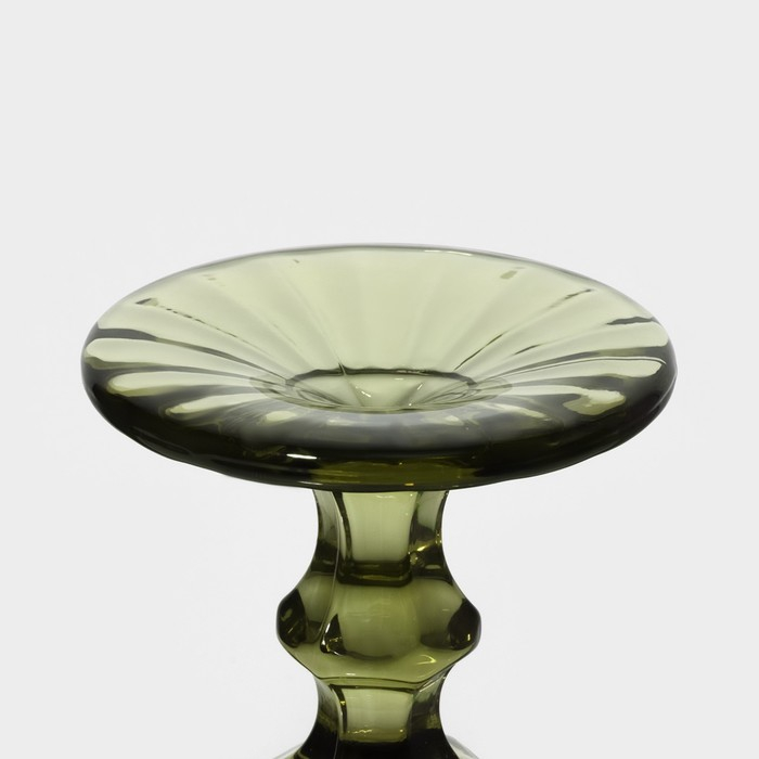 Набор бокалов для вина стеклянный Magistro &laquo;Круиз&raquo;, 250 мл, 8&times;15,3 см, 6 шт, цвет зелёный