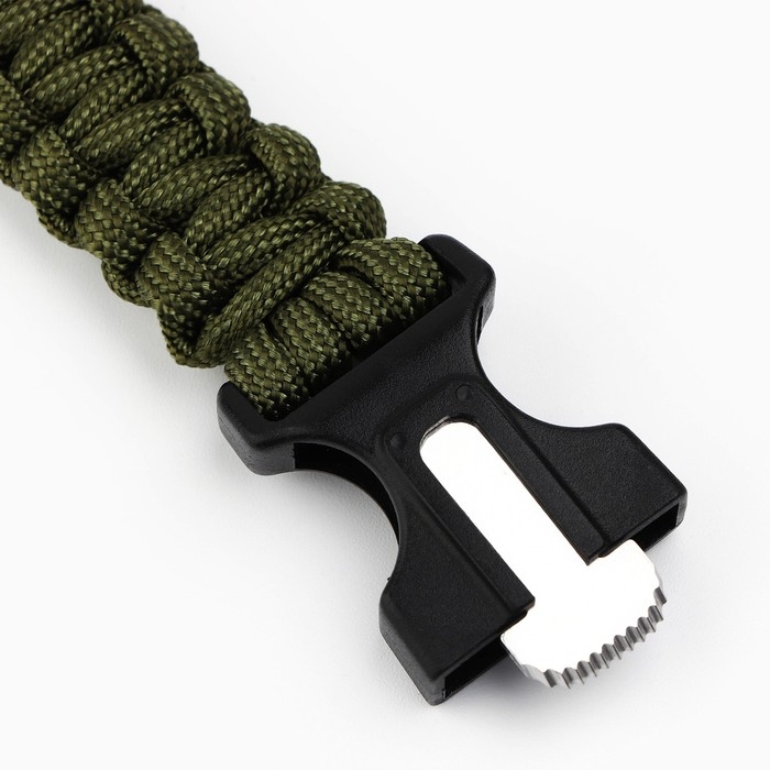 Браслет для выживания &laquo;Сильный духом&raquo;, 26 х 2,5 см.