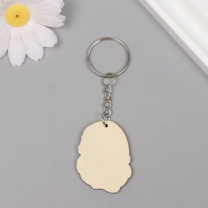 Брелок дерево "Крутые наушники" 4х2,9х0,3 см