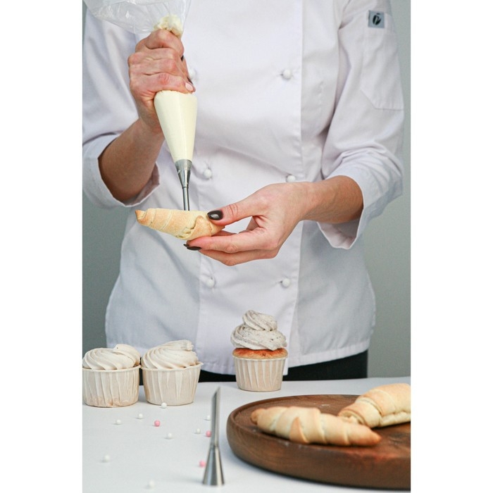 Насадка кондитерская для начинки KONFINETTA &laquo;Эклер&raquo;, d=1,7 см, выход d=0,7 см, нержавеющая сталь