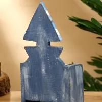 Календарь настольный &laquo;Кораблик&raquo;, 11&times;5.5&times;19 см, дерево, синий