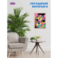 Фреска из цветного песка А4 &laquo;Игривый котёнок&raquo;