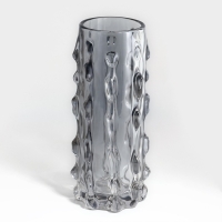 Ваза для цветов &laquo;Джорджия&raquo; из прозрачного черного стекла 30 х 10 х 10 см