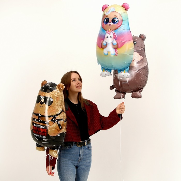 Воздушный шар фольгированный 30 Воздушный шар фольгированный 30" «Горячие желания», набор 3 шт.