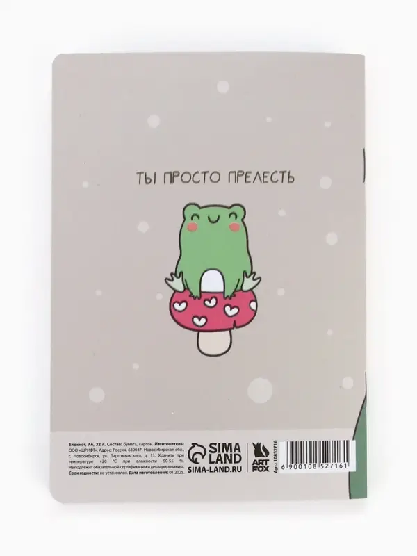 Блокнот А6, 32 л., софт тач, в точку &laquo;Следуй за мечтой&raquo;