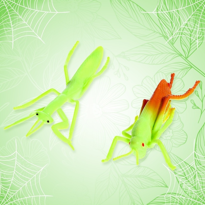 Набор насекомых &laquo;Жучки, паучки&raquo;, 12 штук