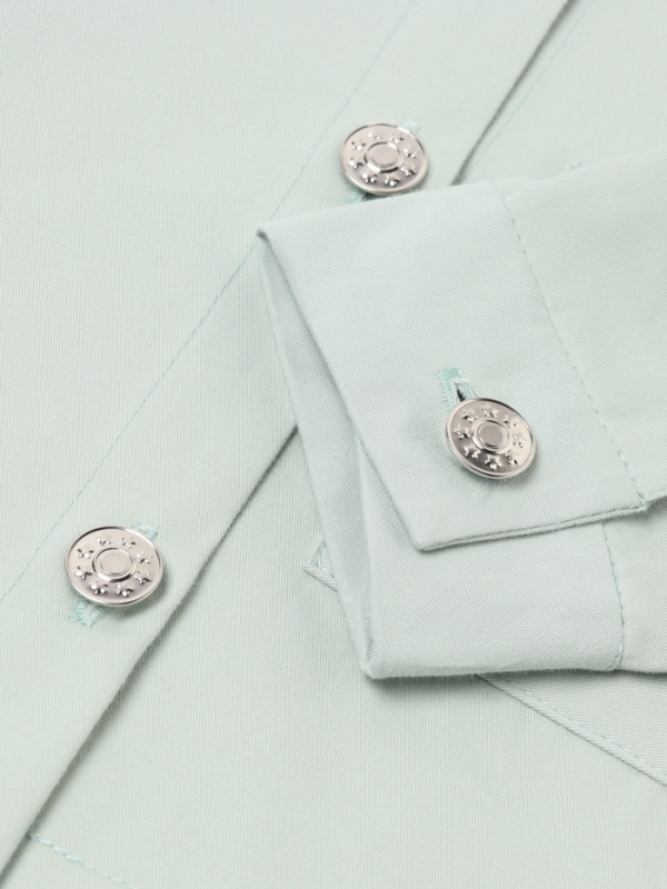 Рубашка для девочки MINAKU: Jeans collection, цвет серо-голубой, рост 140 см