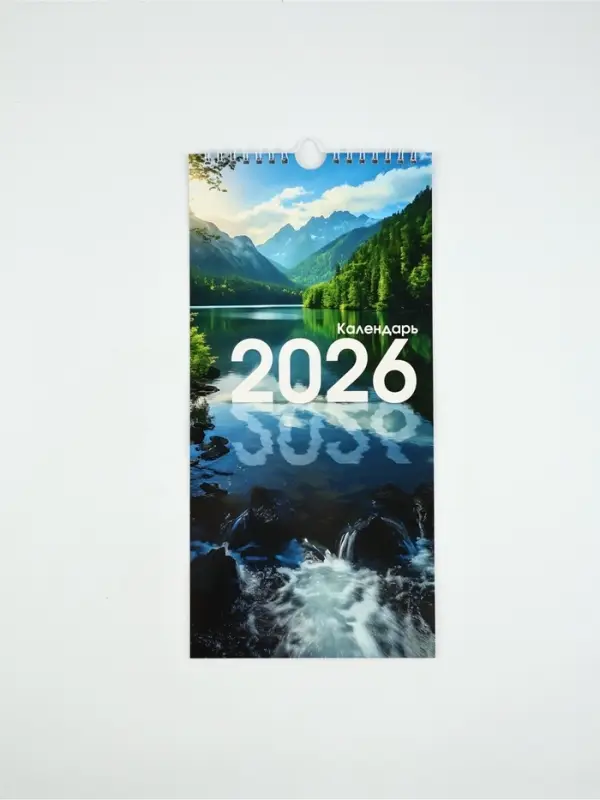 Календарь на ригеле &laquo;Природа 2026&raquo; 16.5&times;34 см