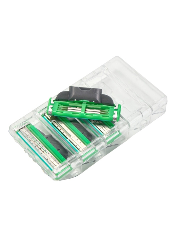 Сменные кассеты Gillette Mach3 зеленые, 8 шт