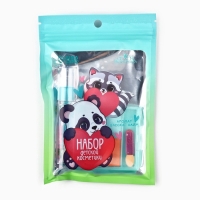 Набор детской косметики с кольцом «Свежесть лайма», тени 4 цв по 1,5 гр, блеск 10 гр, тон прозрачный Набор детской косметики с кольцом «Свежесть лайма», тени 4 цв по 1,5 гр, блеск 10 гр, тон прозрачный