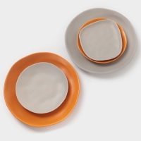 Тарелка  Magistro "Potter" 26см 26х3,5 цвет светло-серый