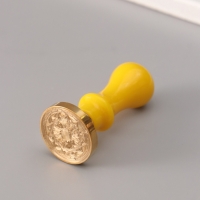 Сургучный набор "Солнце и луна" печать, ручка, сургуч 12,5х10х3,6 см