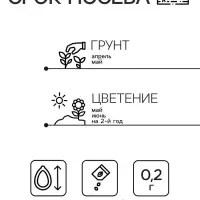 Семена цветов Аквилегия "Райские птицы", 0,2 г