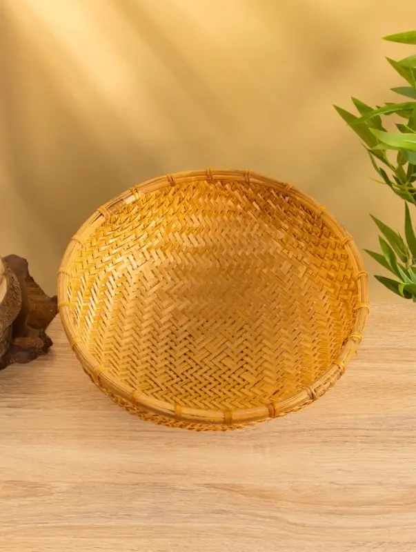 Чаша плетеная, 32 см, бамбук
