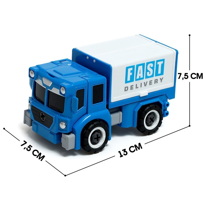 Конструктор винтовой &laquo;Грузовик&raquo;, 2 в 1 робот-машина