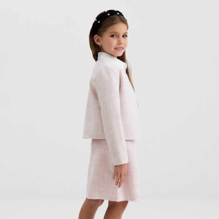 Жакет для девочки, MINAKU :Party Dress, цвет розовый, рост 128 см Жакет для девочки, MINAKU :Party Dress, цвет розовый, рост 128 см