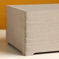 Набор ящиков деревянных "Прованс" 3 в 1 (25х14,5х10; 23х12,5х9; 21х10х8)см светло-серый Набор ящиков деревянных "Прованс" 3 в 1 (25х14,5х10; 23х12,5х9; 21х10х8)см светло-серый