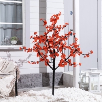 Светодиодное дерево &laquo;Баугиния&raquo; 1.5 м, 480 LED, постоянное свечение, 220 В, свечение красное