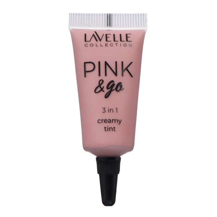 Кремовый тинт LavelleCollection Pink & Go 3 в 1, тон 01
