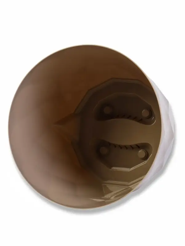 Горшок для цветов "Laurel" D-27,7 см, 9,3 л с поддоном, бежевый