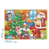 Пазл детский &laquo;Мы встречаем Новый год&raquo;, 54 элемента