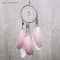 Ловец снов "Цветочки и шарик с бисером" d=11 см 30 см Ловец снов "Цветочки и шарик с бисером" d=11 см 30 см