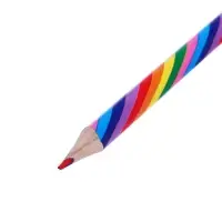 Карандаш многоцветный, толстый, заточенный