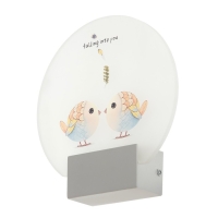 Бра "Птички" LED 6Вт 4000К белый 19,5х6х19,5 см Бра "Птички" LED 6Вт 4000К белый 19,5х6х19,5 см