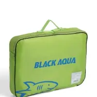 Коньки детские раздвижные BlackAqua, р. 30-33, для фитнеса, зелёные, синие