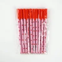 Ручка пластик пиши-стирай с колпачком "Люби себя", синяя паста, гелевая 0,5 мм