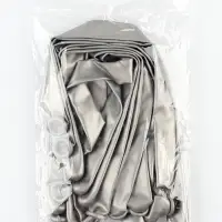 Воздушные шары для моделирования 150 см, d=7.5 см, 10 шт., серебряные