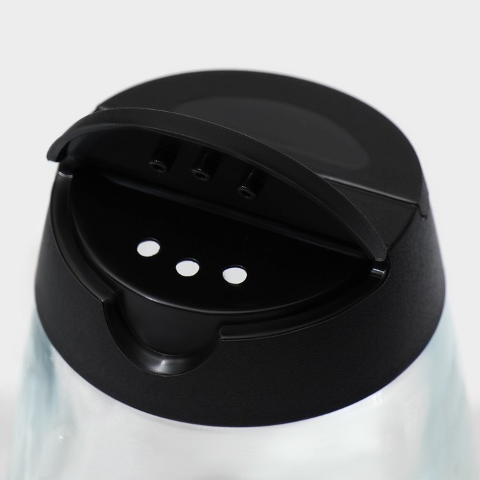 Набор баночек стеклянных для специй с пластмассовой крышкой Доляна &laquo;Отто&raquo;, 140 мл, 6,2&times;8,4 см