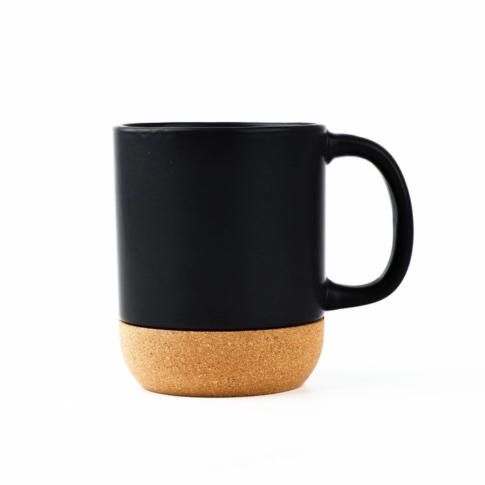 Кружка керамическая с пробковым дном Дорого внимание &laquo;Настоящий мужик&raquo;, 400 мл