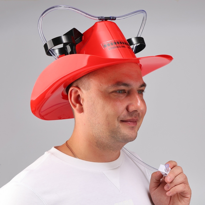 Каска под напитки ковбойская «Вероятность пива» Каска под напитки ковбойская «Вероятность пива»