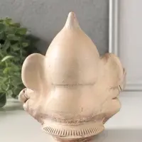 Фигурка гипс &laquo;Ганеш&raquo;, 14&times;13&times;9 см, эффект состаривания, слоновая кость
