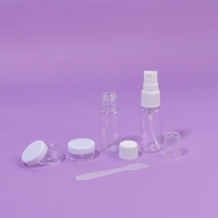 Набор для хранения, 5 предметов, цвет прозрачный/белый