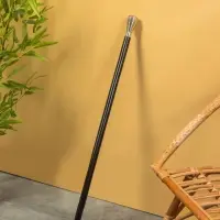 Трость с компасом 94см, латунь, дерево