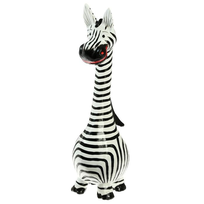 Сувенир дерево "Зебра Мироша" 27х7х7 см