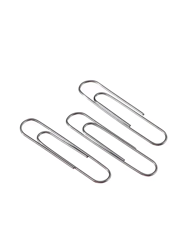 Скрепки 50мм оцинкованные в картонной коробке 50 штук