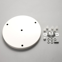 Основание для светильника "Круг-3" белый 23,5х23,5х2см