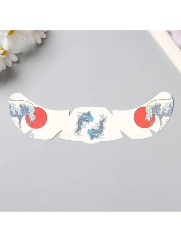 Переводная тату на тело цветная &laquo;Веснушки. Волна&raquo;, 16&times;5 см