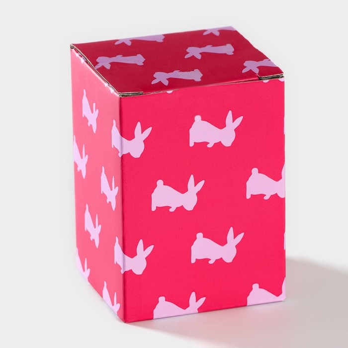 Подставка под зубочистки Доляна &laquo;Зайка&raquo;, 5,5&times;5&times;9 см, цвет белый